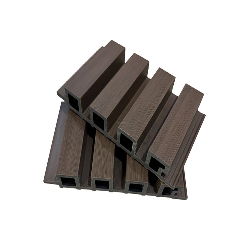 Customized private label wpc wall panels hollow structure courtyard decorative wall