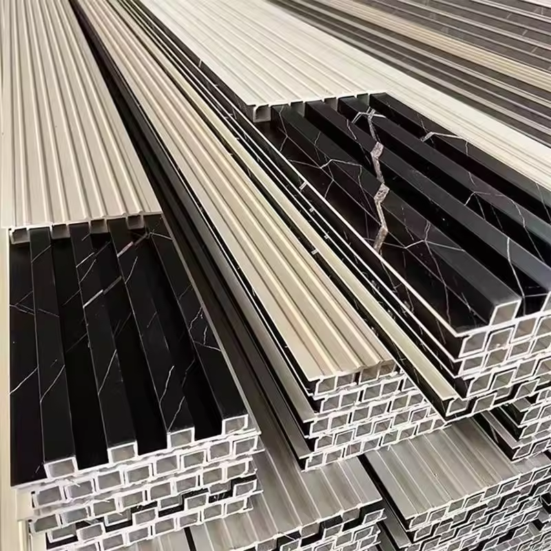 Hot Products Wholesale Promotion WPC Wall Panel Black and White Classic Office Wall Decoration