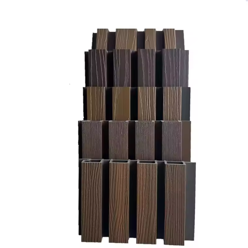 Free Sample Environmentally friendly anti-crack and anti-slip WPC composite flooring Villa outdoor wall panel wholesale