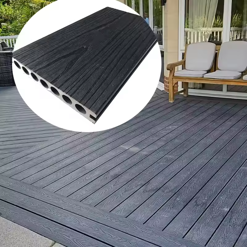 Spot products WPC flooring price Modern European design second generation WPC flooring, smooth surface, non-slip and waterproof