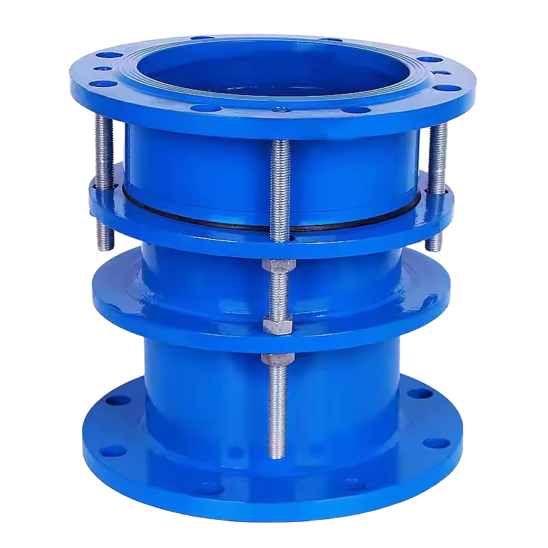 Double flange limit expansion joint