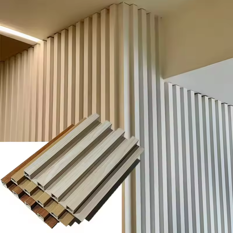 Professional manufacturer wpcwallpanel wood plastic composite interior panels, custom private label