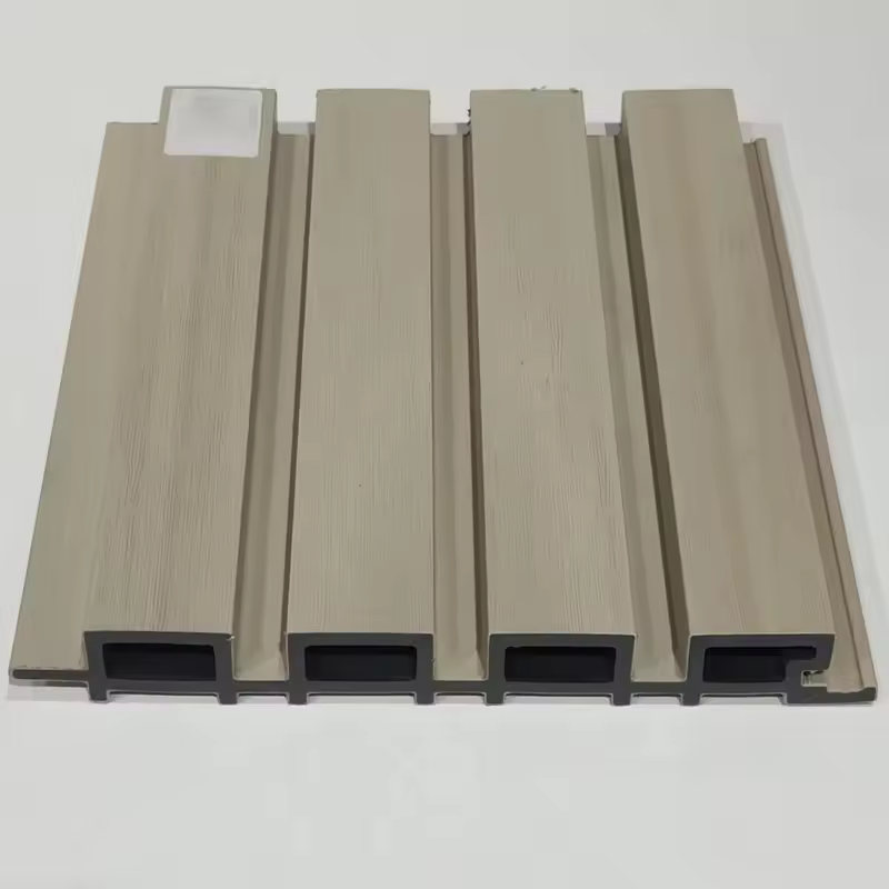 Factory direct sales, weatherproof, durable and easy to install WPC wood plastic composite strips, villa garden exterior architectural decoration