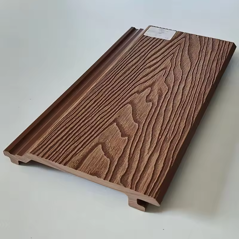 Wholesale wpc wood slat panel price High quality flame retardant waterproof easy to install composite wall panels Exterior wall panels