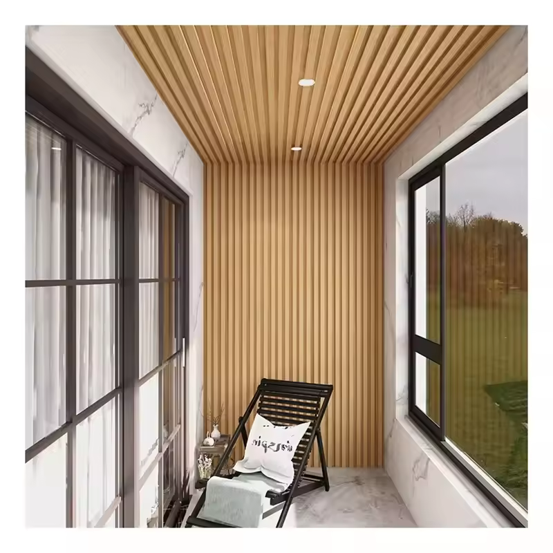 Factory direct sales WPC cladding waterproof quick installation WPC wall panel for hotel office