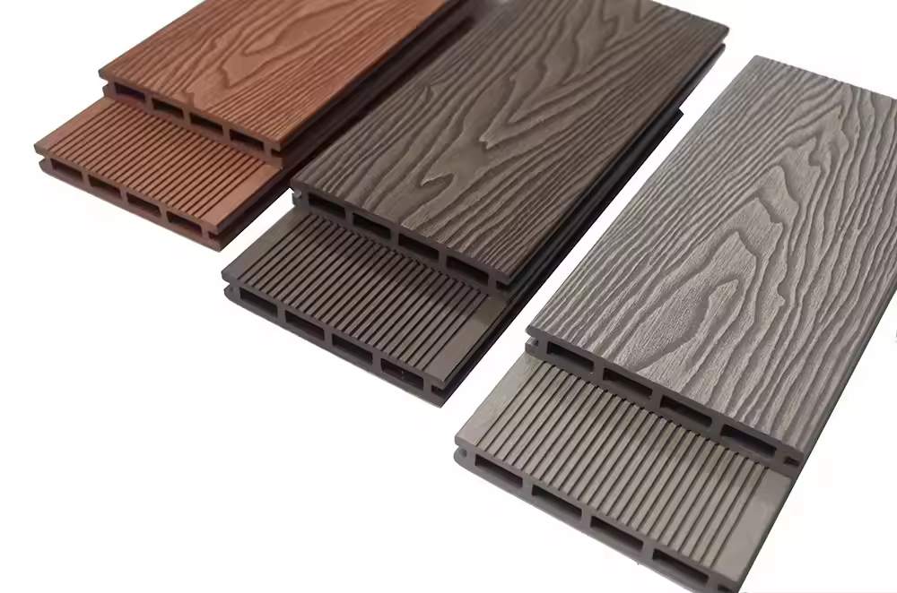 Customized installation kit Embossed WPC co-extruded flooring, wood-plastic composite tiles, waterproof, with dowel pins.