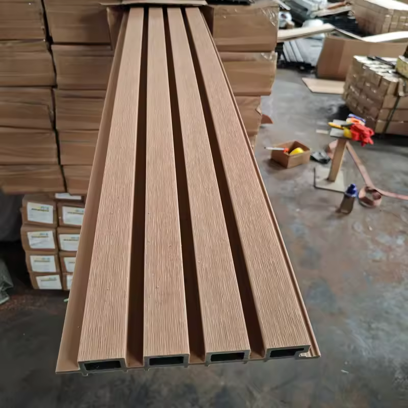 Paneles de pared de WPC OEM impermeables e ignífugos para diseño de interiores. Paneles de pared de WPC personalizados para interiores