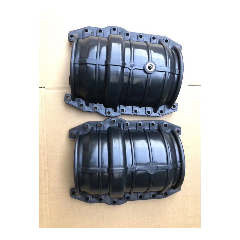 PE plastic pipe quick couplings, PE pipe connectors, quick-connect couplings, black HDPE pipe unions