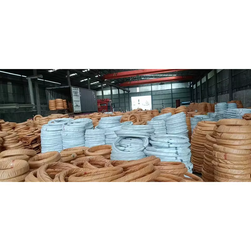 Galvanized and plastic-coated steel wire rope, PVC-coated rust-proof load-bearing steel wire rope, multi-specification orchard planting guy wire rope