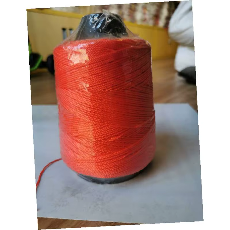 Red Nylon Sewing Thread Roll High Strength Wear Resistant Direct from Source Thread Factory for Garment Processing Leather Sewing General Use		