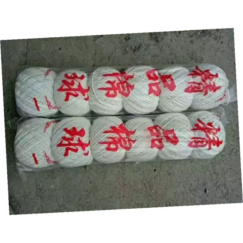 Sanlian Thread-Making Brand White Cotton Thread Ball Multi-Specification Sewing Cotton Thread for Garment Processing Handcraft Weaving General Use Direct from Source Thread Factory		
