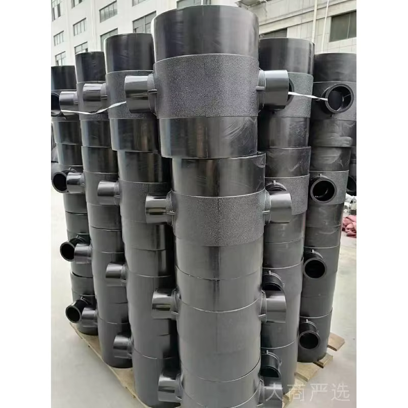 HDPE Large Diameter Butt-Fusion Reducing Tee PE100 Pipe Fitting for Water Supply and Drainage	