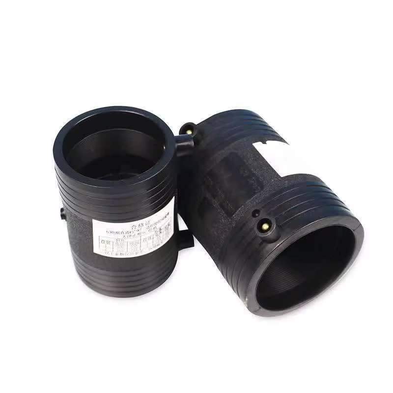 PE Electrofusion Equal Coupling PE100 Electrofusion Pipe Fitting for Gas and Water Pipeline Connection	