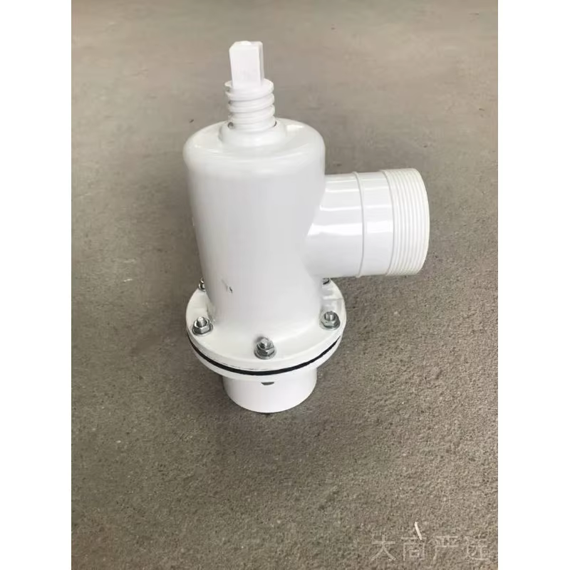 PVC Plastic Water Intake Valve Large Diameter Threaded Outlet for Agricultural Irrigation and Industrial Use	