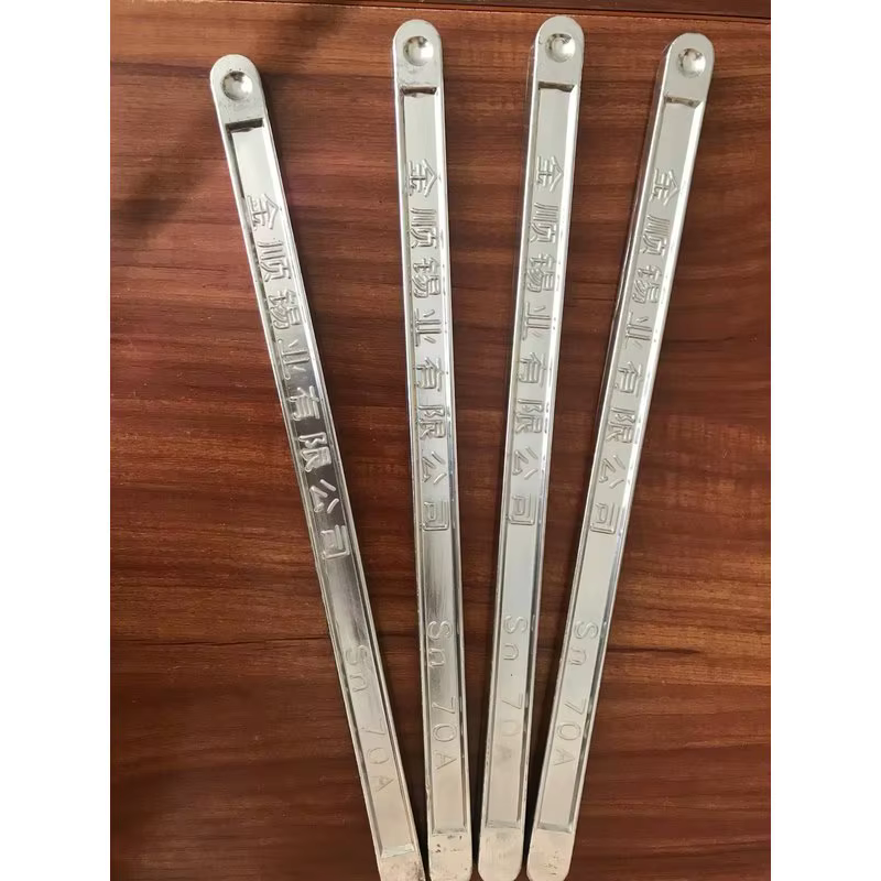 Jinhe Tin Industry Group Sn70A Leaded Solder Bar Sn70/Pb30 Triangular/Trapezoidal Bar GB3131 Standard		