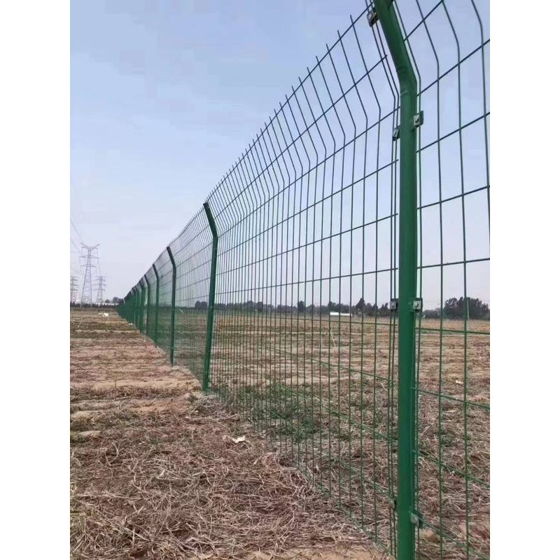 Framed Welded Wire Mesh Fence Panel PVC Coated Galvanized Security Fencing for Garden Construction Site Boundary