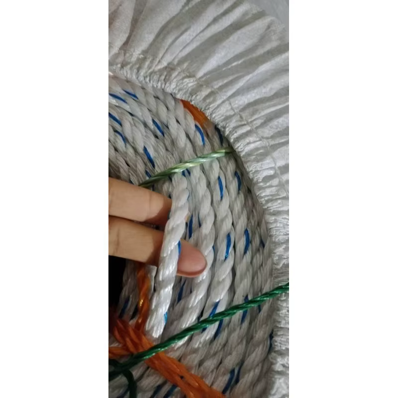 Linen PP Flat Yarn Rope Natural Flax Polypropylene Split Film Braided Twine for Baler Packaging Agriculture
