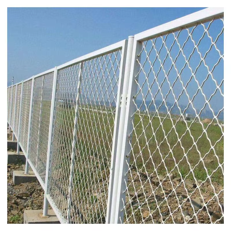 Framed Welded Wire Mesh Fence Panel PVC Coated Galvanized Security Fencing for Garden Construction Site Boundary