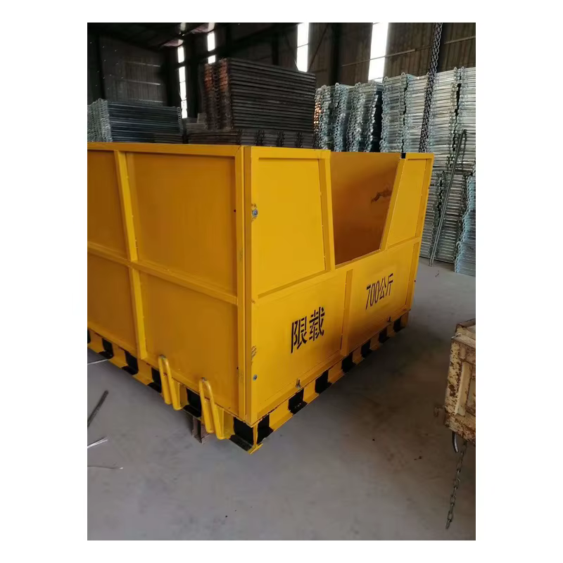 Construction Debris Chute Platform Q235 Steel Structure 1-3 Ton Load Capacity Spray Coating Anti-Corrosion Floor Reusable Wholesale Stock		