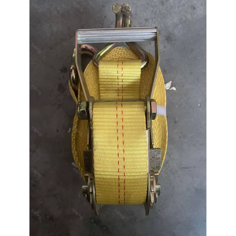 Tengda Brand Ratchet Tie Down Strap 50mm x 10m Heavy Duty Cargo Buckle Strap for Truck Tie Down	
