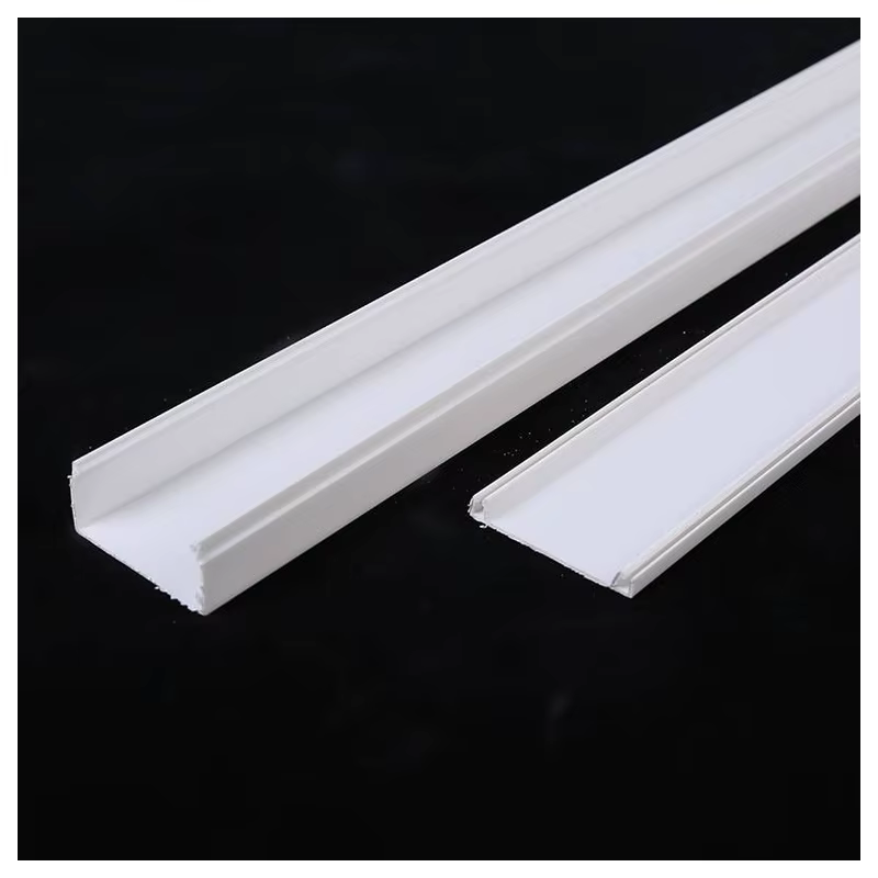 JCT PVC Flat Cable Trunking Flame-Retardant Surface-Mounted Wiring Channel White Cable Raceway		