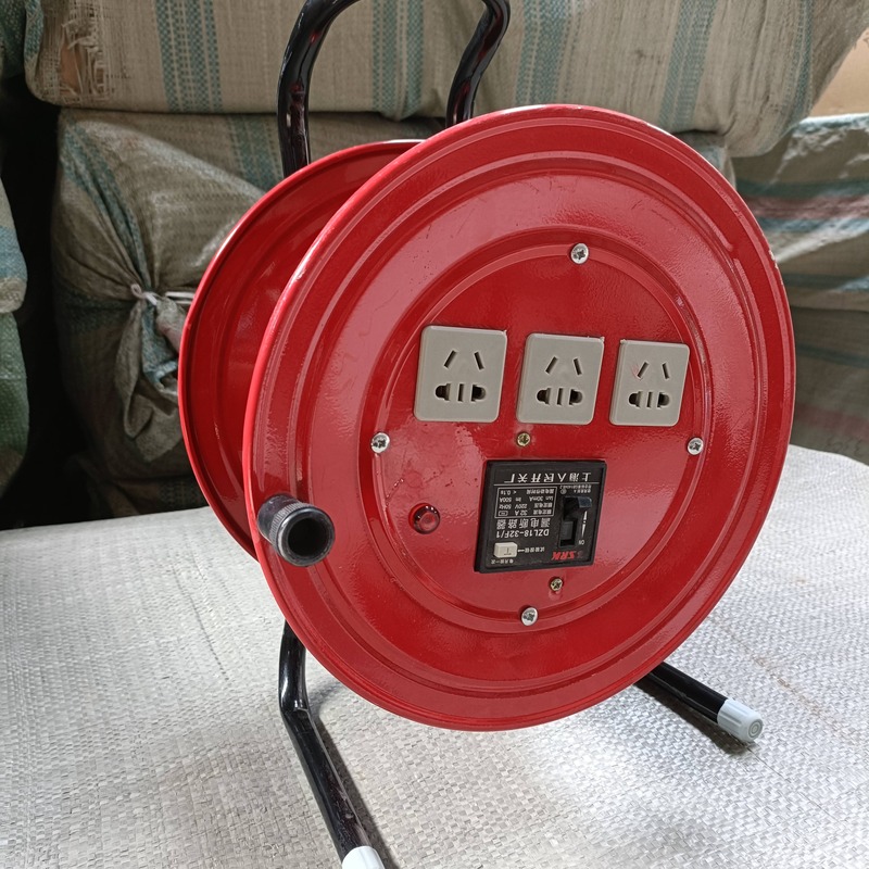 Portable Cable Reel (Red, SANK Hukai Brand)