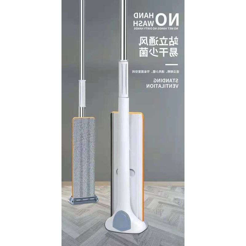 No-Hand-Wash Flat Mop Standing Ventilation Version Easy Drying Low Bacteria Home Use Flat Mop OEM Service