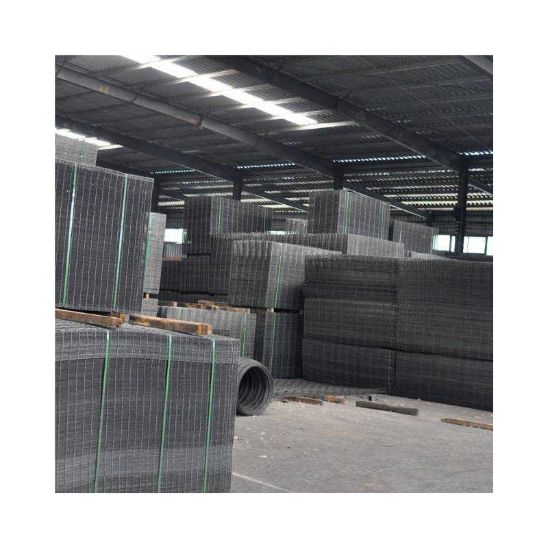 Panel de malla electrosoldada de acero negro para refuerzo de losas de hormigón y construcción