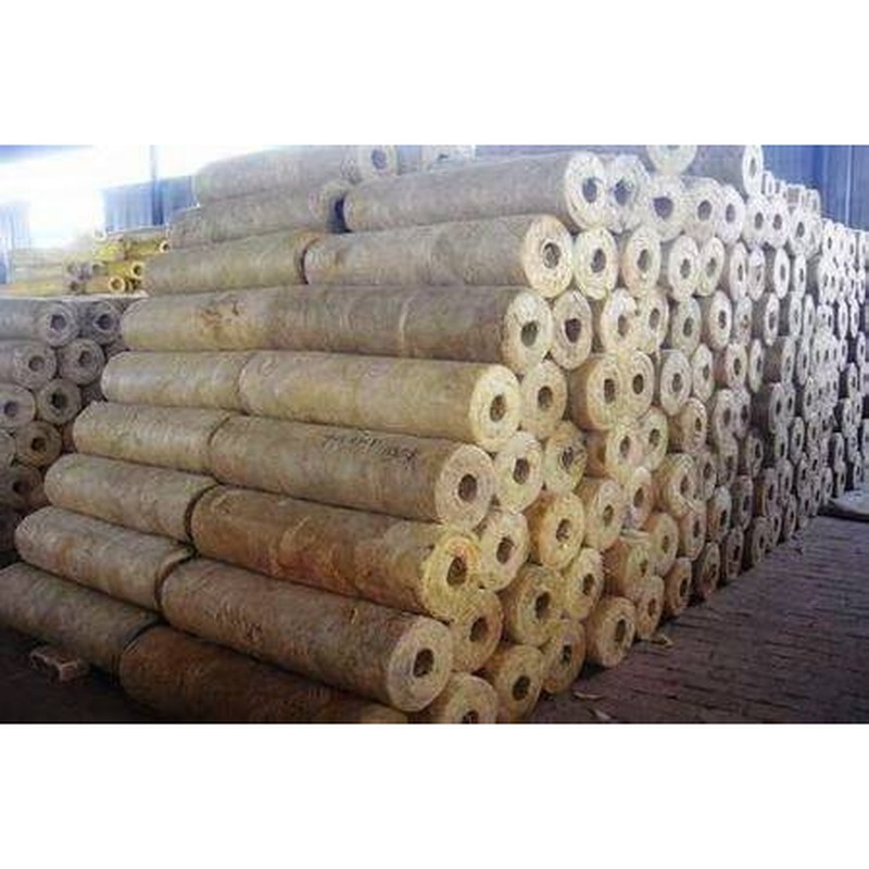  Rock Wool / Glass Wool Pipe Section | High-Temperature Industrial Pipe Insulation | A1 Fire-Rated