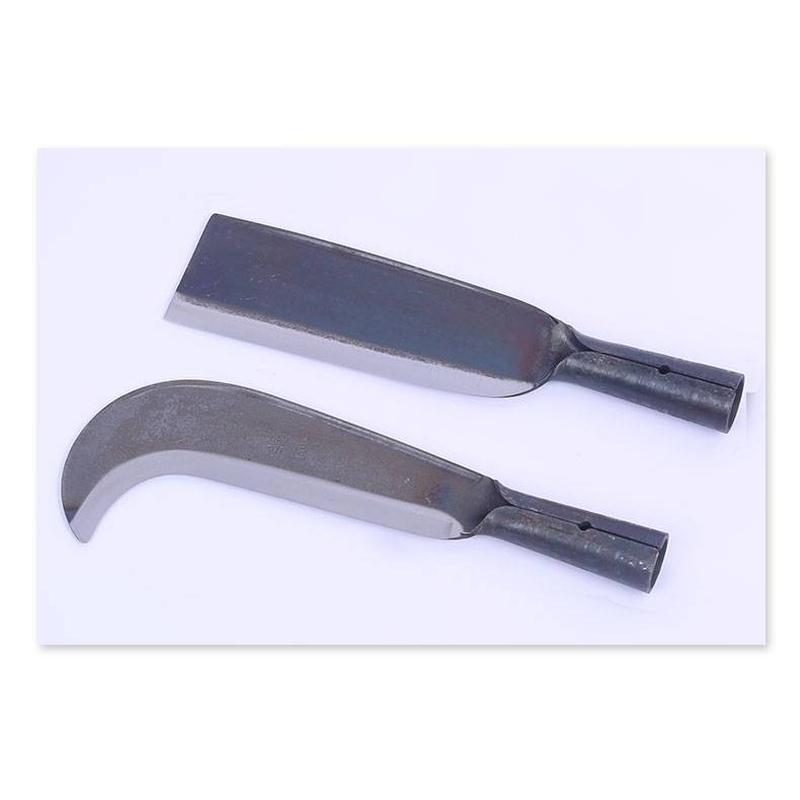 Carbon Steel Straight and Curved Machete Multi-Purpose Firewood and Branch Cutting Knife