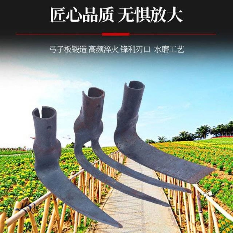 Forged Hand Hoe Carbon Steel Digging and Weeding Tool for Garden and Farm Use