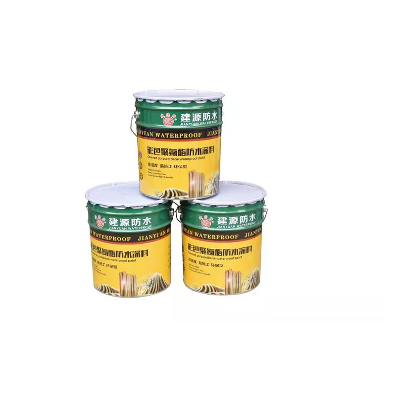 Yujie Oil-Based Polyurethane Waterproof Coating Single-Component Reaction-Cure Roof Exterior Wall Bathroom Waterproof Slurry 18KG Bucket