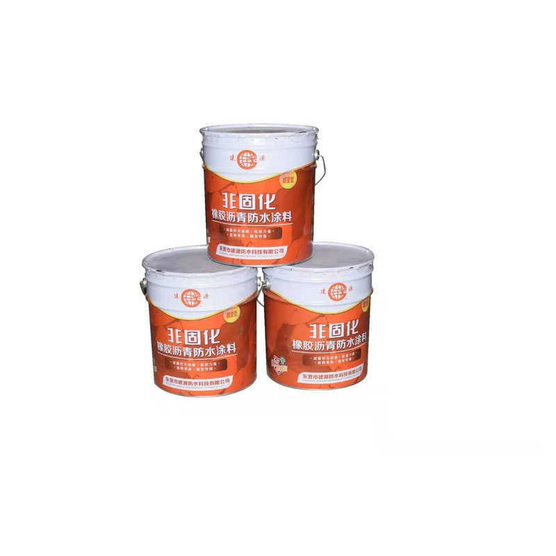 Non-Cured Rubber Modified Bitumen Waterproof Coating Creep Self-Adhesive Type Roof Basement Waterproof Membrane Companion Coating Strong Adhesion Bucket