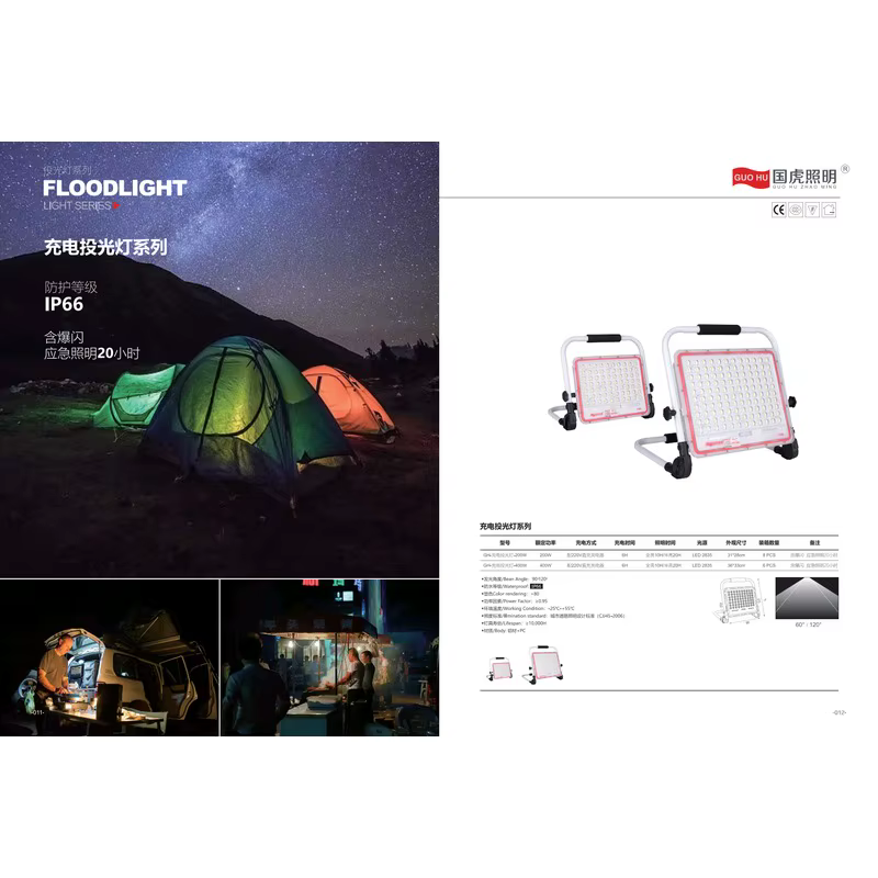 国虎LED一体化工矿灯 白罩系列 50W 100W IP44 厂房高棚灯