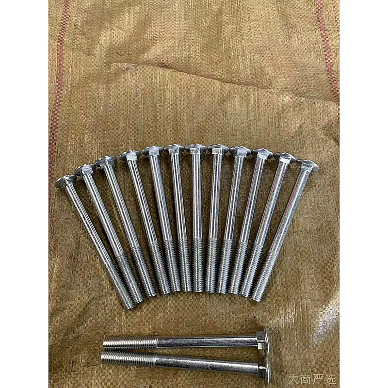 Shenggang manufacturer T-head bolt GB/T 799 full thread galvanized anchoring clamping special M8-M20