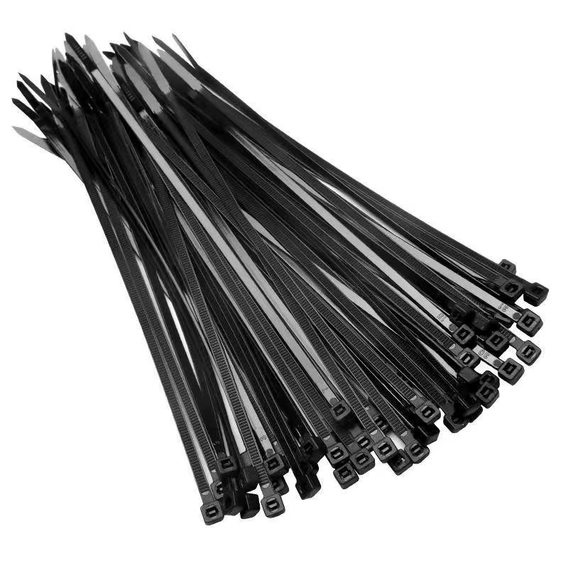 Self locking nylon cable tie with multiple specifications and colors, industrial grade cable tie with LeHang electrical material