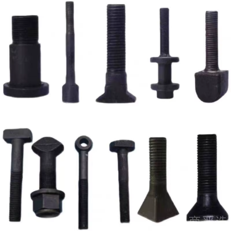 Factory Non-standard Special Bolt Set T-Bolt Carriage Bolt Eye Bolt Countersunk Bolt Blackened Custom Processing