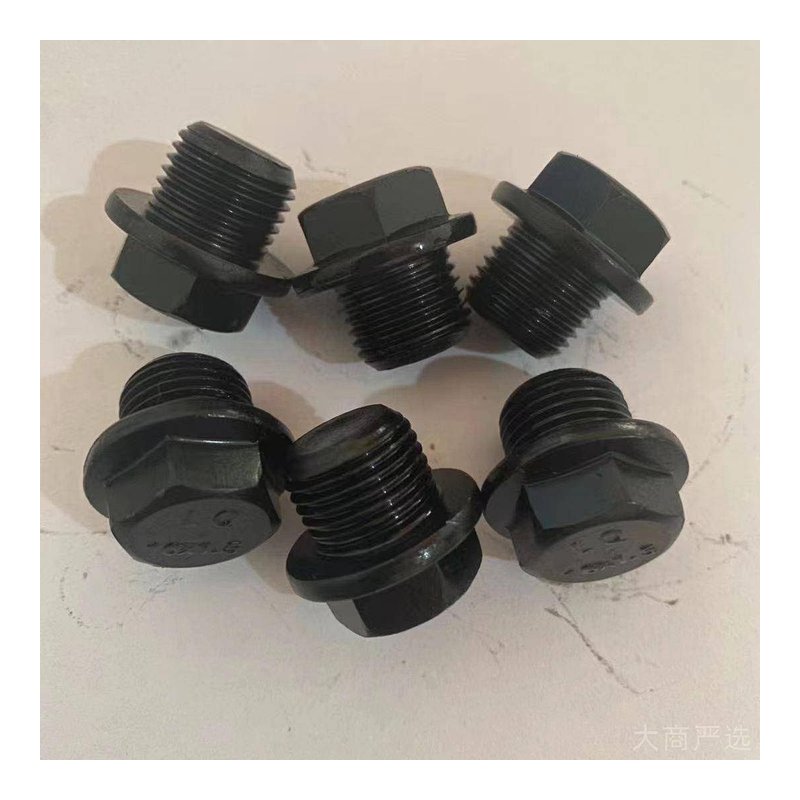 Liangqiang Grade 10.9 Hex Socket Flange Bolts GB5789 Standard M6/M8/M10/M12/M14 Alloy Steel Quenched & Tempered Blue-White Zinc/Black Oxide