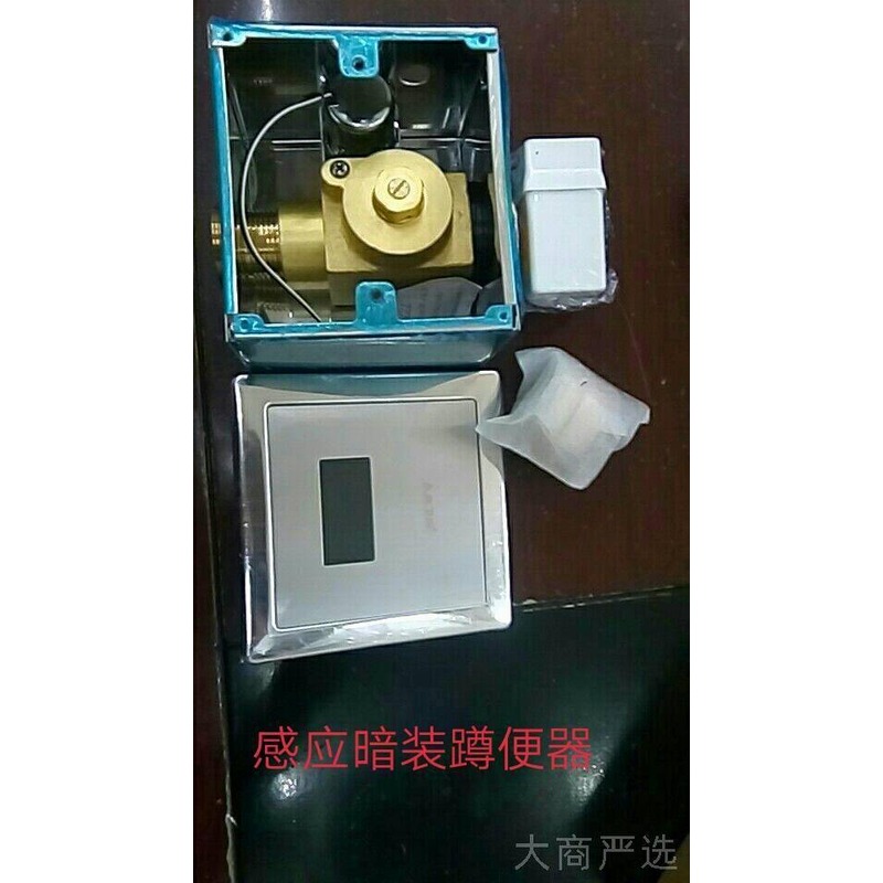 暗装感应蹲便冲洗阀