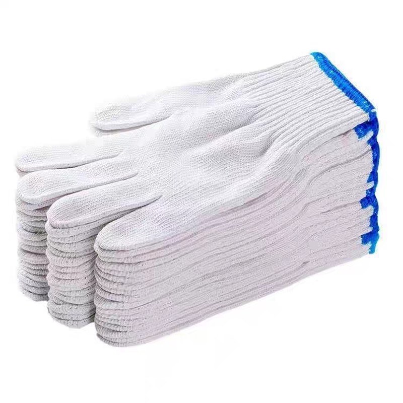 Labor protection white gauze gloves