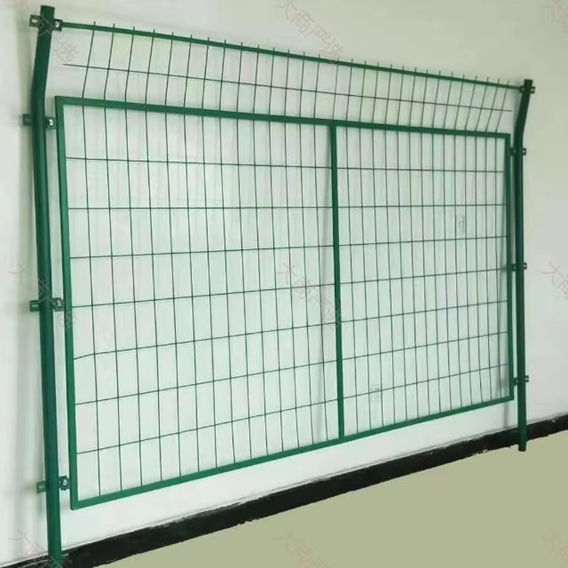 Panel de Valla con Marco / Barrera con Brazo Curvo Galvanizado