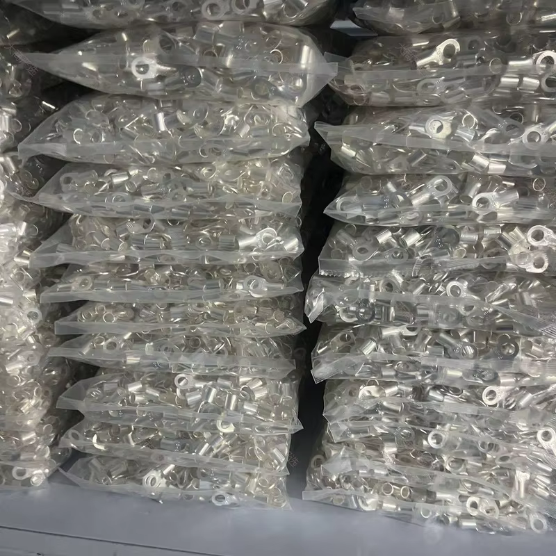 Cold-Press Terminal Series Copper Tube Bare Lugs Insulation Sleeves Wiring Crimp Connectors