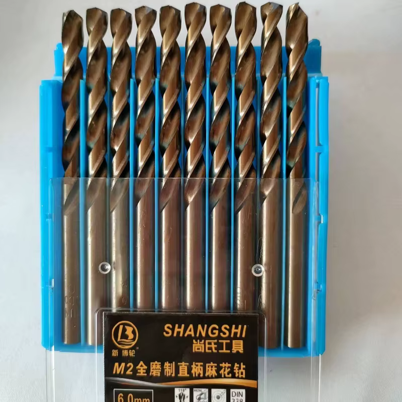 Herramienta boda amplia, taladro de cáñamo de cobalto de molienda completa, juego de perforación de metal de acero inoxidable de 4 - 12 mm, juego de siete piezas