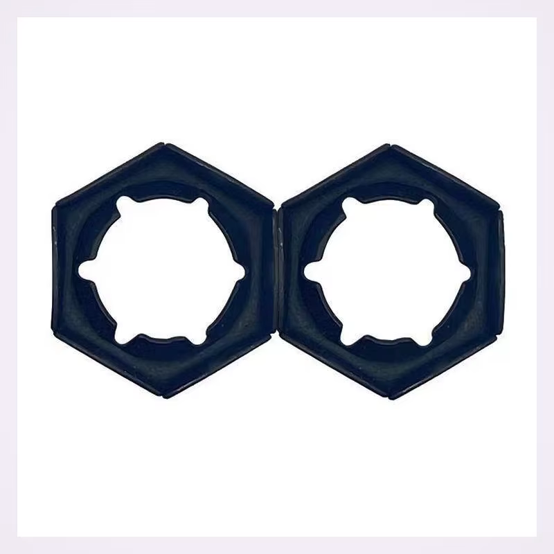DIN935 fastening nut groove hexagonal locking irregular fastener