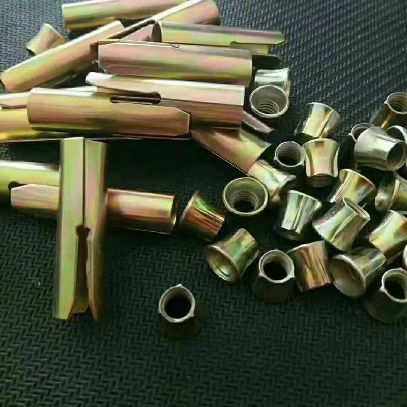 Cone shaped female galvanized carbon steel expansion kit for internal expansion tube