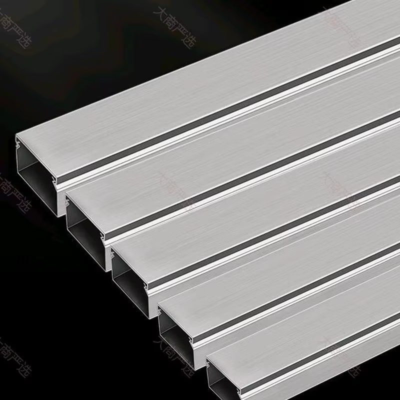 Aluminum alloy wire trough, wire trough, ground wire trough