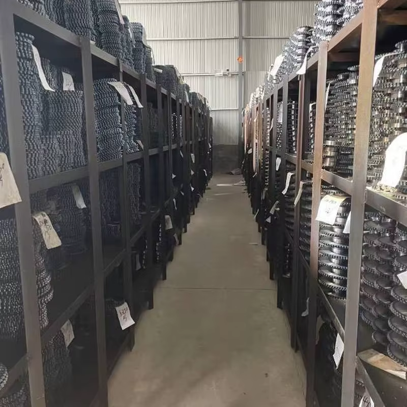 Industrial stacking chain wheel finished products with large pitch and multiple rows of gears 08B/10B/12A/16A, customized according to needs in multiple specifications