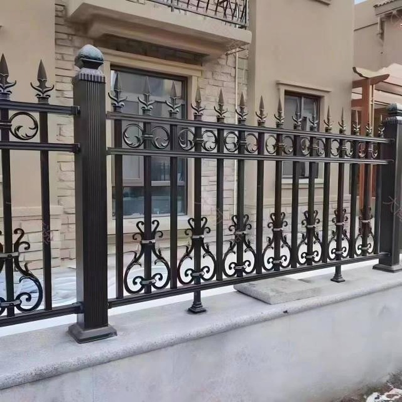 Zinc Steel Courtyard Wall Fence	