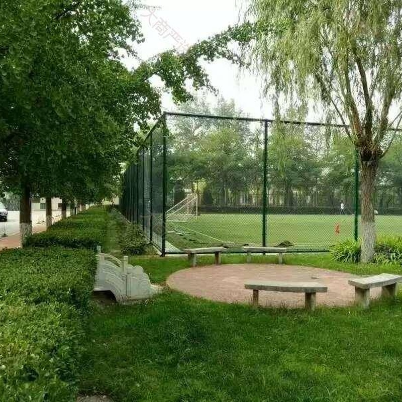 PVC Coated Chain Link Playground Fence	