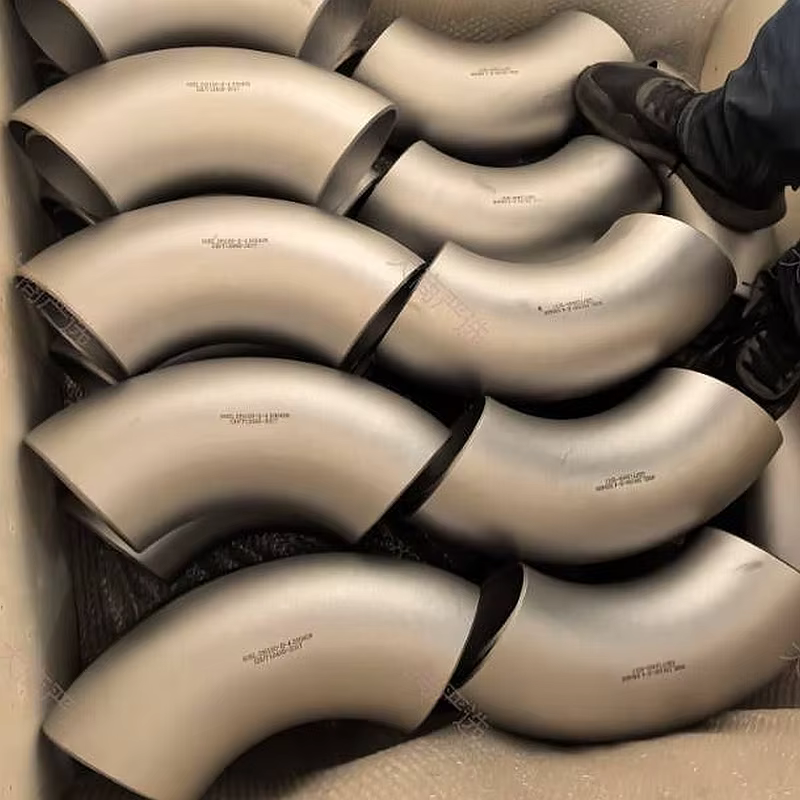 304 Stainless Steel 1.5D Long Radius 90° Butt Weld Elbow	